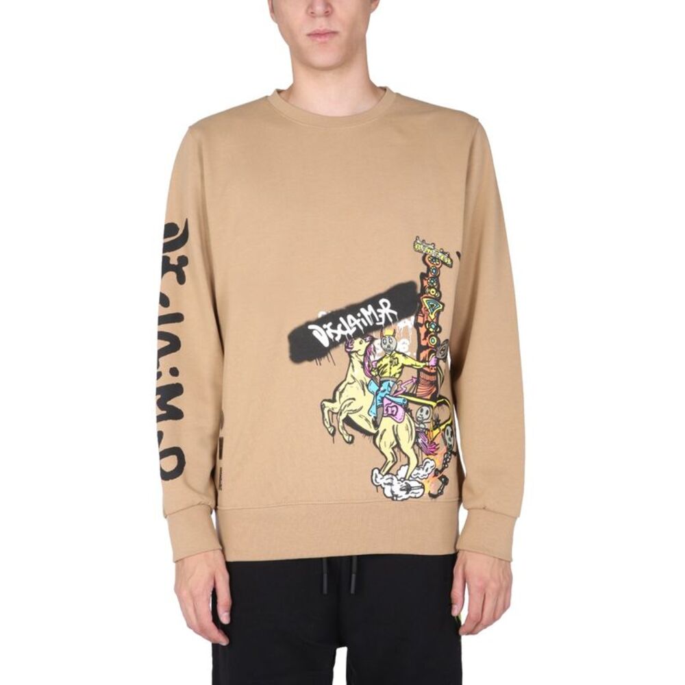 Disclaimer Men Crew Neck Sweatshirt